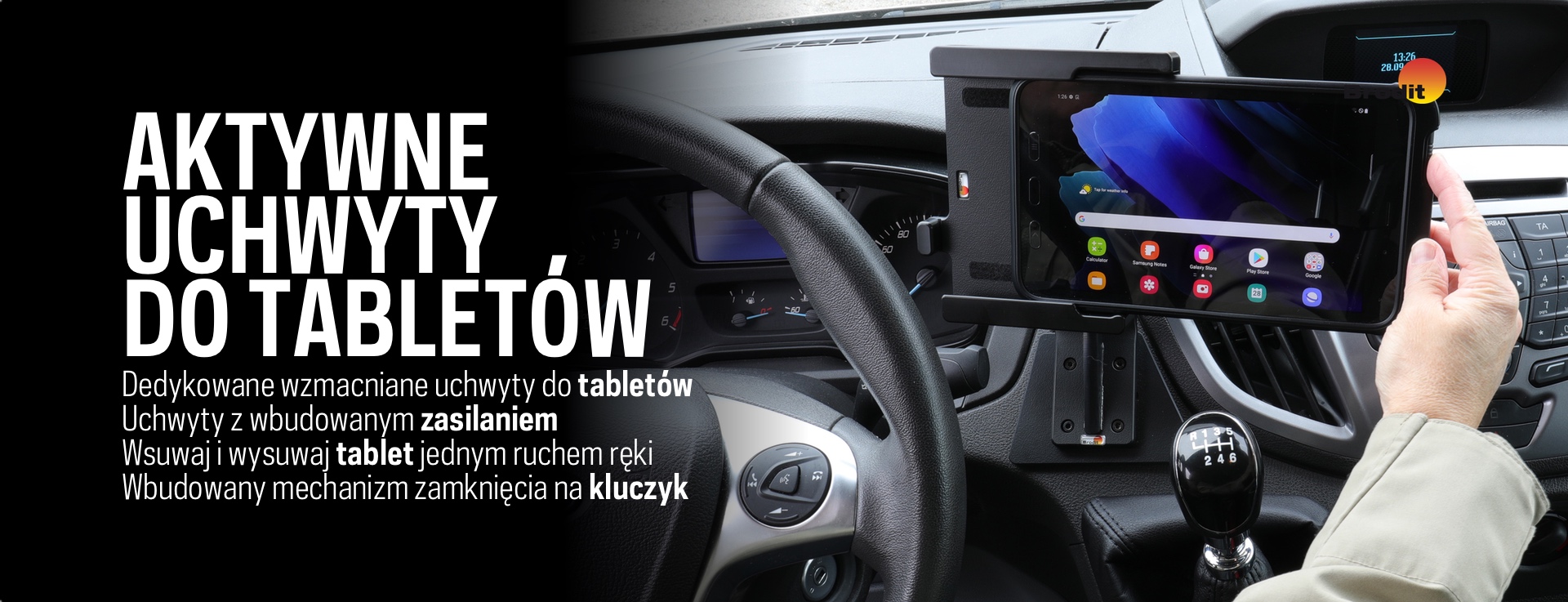 Dedykowane uchwyty do tabletów