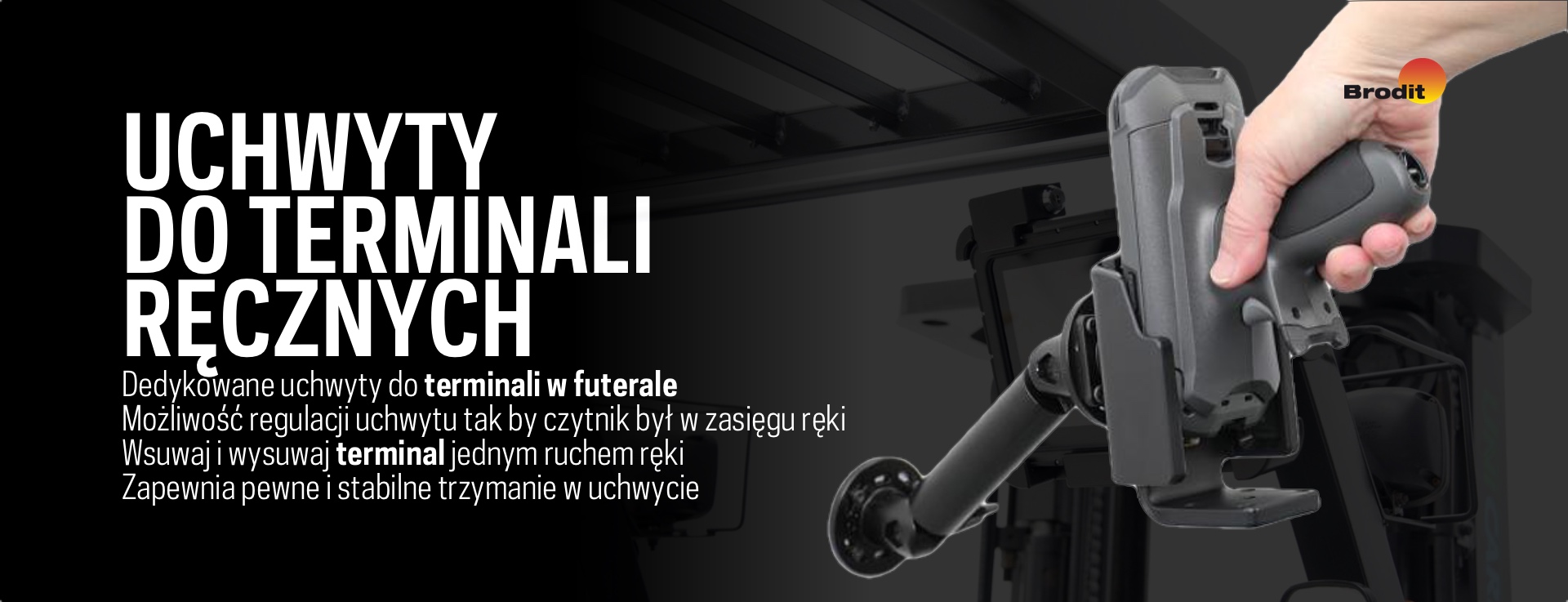 uchwyt do terminali ręcznych