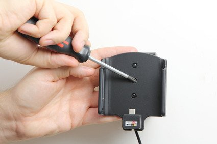 Uchwyt do LG V20 z wbudowanym kablem USB oraz ładowarką samochodową