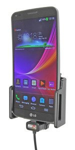 Uchwyt regulowany do Xiaomi Redmi 5 Plus bez futerału oraz w futerale lub etui z wbudowanym kablem Micro-USB oraz ładowarką samochodową