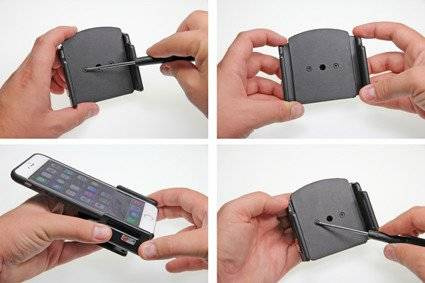 Uchwyt uniwersalny regulowany do Samsung Galaxy S22 Ultra bez futerału oraz w futerale lub etui o wymiarach: 75-89 mm (szer.), 2-10 mm (grubość)