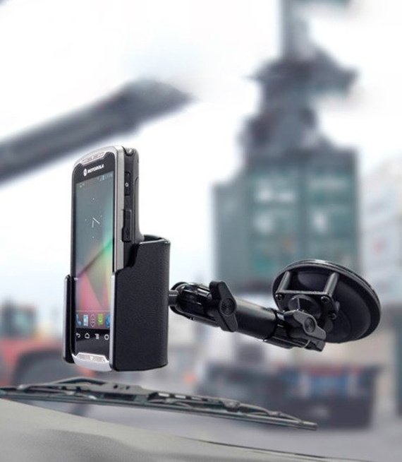 Uchwyt Brodit do samochodu na szybę | przyssawka montażowa o dużej wytrzymałości z ramieniem 160 mm oraz regulacją 360°