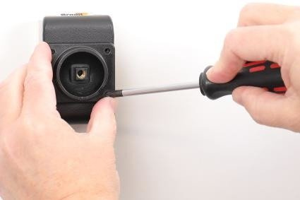 Uchwyt do Apple iPhone 11 Pro z wbudowaną ładowarką samochodową do instalacji na stałe