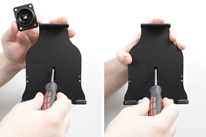 Brodit Uniwersalny Uchwyt do Tabletu | Uchwyt regulowany pasywny do tabletów gołych jak i w futerale o wymiarach: 160-185 mm (szer.), 10-17 mm (grubość)