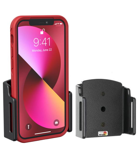 Uchwyt samochodowy uniwersalny do Sony Xperia 10 VI bez futerału oraz w futerale lub etui o wymiarach: 62-77 mm (szer.), 6-10 mm (grubość).