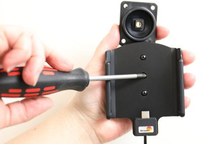 Uchwyt do Huawei P10 Plus z wbudowanym kablem USB oraz ładowarką samochodową