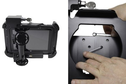 Uchwyt o wzmocnionej konstrukcji z blokadą sprężynową na kluczyk do Zebra ET55 8.3