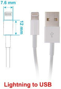 Uchwyt do Apple iPhone 6s Plus z możliwością wpięcia kabla lightning USB