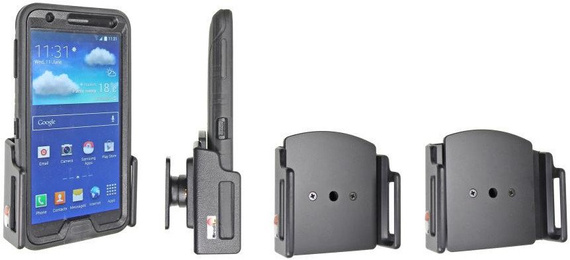 Uchwyt uniwersalny pasywny do iPhone 11 Pro Max bez futerału oraz w futerale lub etui o wymiarach: 75-89 mm (szer.), 9-13 mm (grubość)