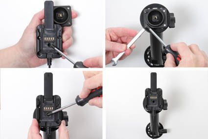 Brodit ochronna obudowa aktywna w wersji z kablem USB i ładowarką samochodową do Samsung Galaxy Tab S5e 10.5 z systemem adaptacyjnym Active MultiMoveClip