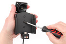 Uchwyt do Samsung Galaxy S22 z wbudowanym kablem USB oraz ładowarką samochodową