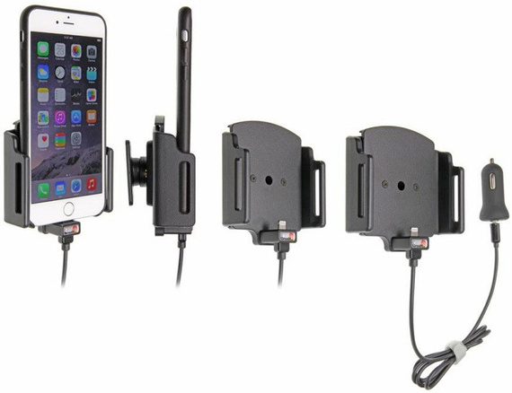 Uchwyt aktywny z kablem USB do Apple iPhone Xs w cienkim futerale