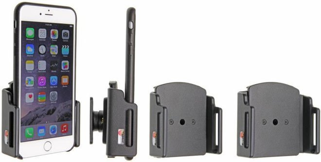 Uchwyt pasywny do Apple iPhone X w cienkim futerale w futerale lub obudowie o wymiarach: 75-89 mm (szer.), 2-10 mm (grubość).