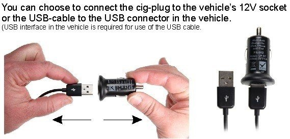 Uchwyt aktywny z kablem USB do Apple iPhone 4 & Apple iPhone 4S