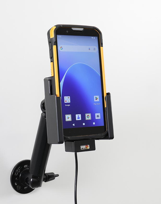 Aktywny uchwyt Brodit do CipherLab RS38 w gumowym etui