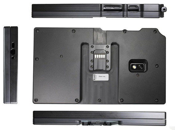 xBrodit ochronna obudowa z adapterem Molex do profesjonalnego montażu do Samsung Galaxy Tab Active 2 z systemem adaptacyjnym Active MultiMoveClip