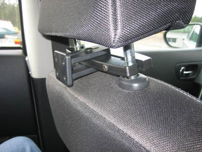 811020 - Uniwersalna baza mocowania do zagłówka z rozstawem prętów: 123 mm - 183 mm