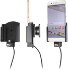 Uchwyt do Huawei P10 Plus z wbudowanym kablem USB oraz ładowarką samochodową