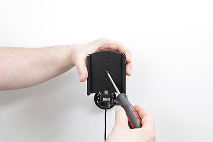 Uchwyt do Samsung Galaxy S23 Ultra z wbudowanym kablem USB oraz ładowarką samochodową