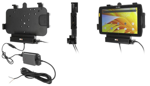 Uchwyt aktywny o wzmocnionej konstrukcji do Zebra ET45 8.0 z modułem komunikacyjno-ładującym.