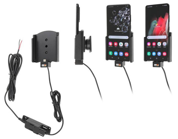 Uchwyt aktywny do instalacji na stałe do Samsung Galaxy S21 Ultra