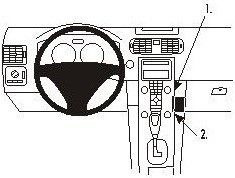ProClip do Volvo C70 06-15