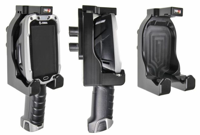 Uchwyt pasywny z dodatkowym systemem tłumiącym drgania do Zebra TC8000