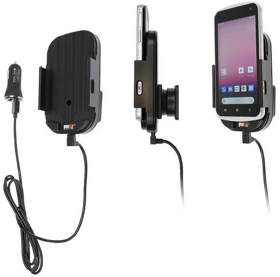 Uchwyt indukcyjny dedykowany do Point Mobile 30 z ładowarką samochodową.