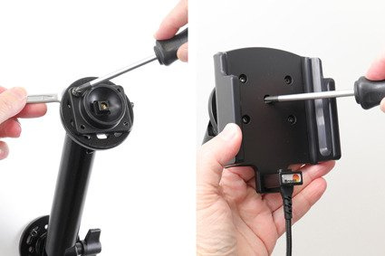 Uchwyt aktywny do instalacji na stałe z magnetycznym kablem do CAT S48C