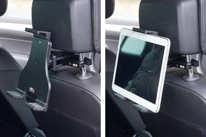 Brodit Uniwersalny Uchwyt do Tabletu | CRASH TESTED. Uchwyt regulowany, pasywny do tabletów w futerale oraz bez futerału o wymiarach: 180-230 mm (szer.), do 25 mm (grubość).