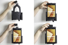 Uchwyt pasywny do Samsung Galaxy Tab Active 2, SM-T390/SM-T395 w oryginalnym futerale z blokadą sprężynową
