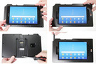 xBrodit ochronna obudowa z adapterem Molex do profesjonalnego montażu do Samsung Galaxy Tab Active 2 z systemem adaptacyjnym Active MultiMoveClip