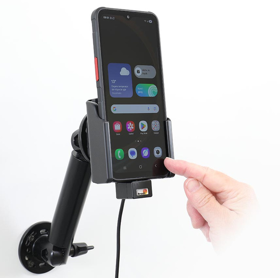 Aktywny uchwyt z ładowarką USB-A do Samsung Galaxy XCover 7 PRO