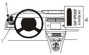 ProClip do Citroen C4 05-10