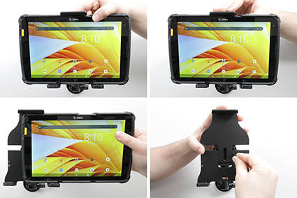 Brodit Uniwersalny Uchwyt do Tabletu | Uchwyt regulowany pasywny do tabletów gołych jak i w futerale o wymiarach: 160-185 mm (szer.), 10-17 mm (grubość)