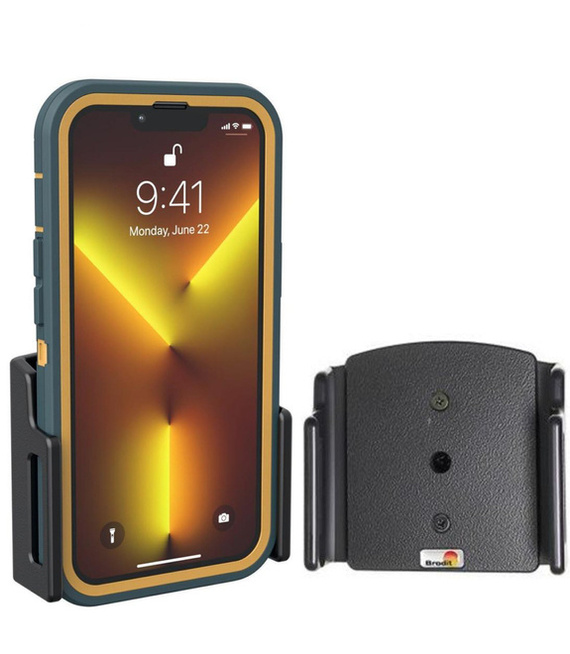 Uchwyt samochodowy do Realme 11 Pro | 11 Pro+ w futerale o wymiarach: 75-89 mm (szerokość), 9-13 mm (grubość)