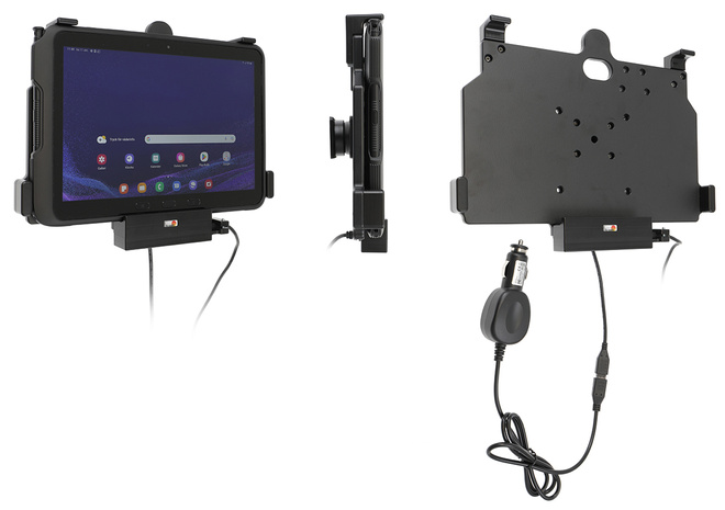 Aktywny uchwyt do Samsung Galaxy Tab Active 5 Pro z ładowaniem pogo i portem USB-Host