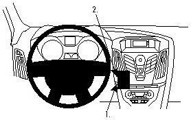 ProClip do Ford Focus 11-14