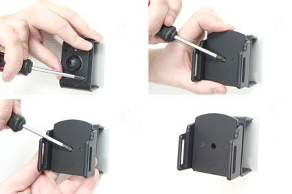 Uchwyt uniwersalny regulowany do Apple iPhone 13 Mini bez futerału oraz w futerale lub etui o wymiarach: 62-77 mm (szer.), 6-10 mm (grubość).