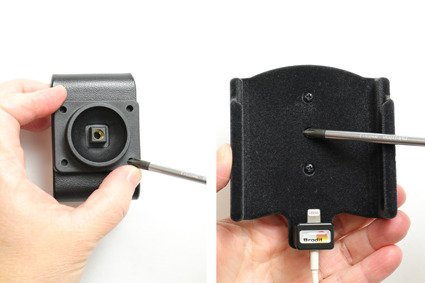 Uchwyt do Apple iPhone Xr z możliwością wpięcia kabla lightning USB