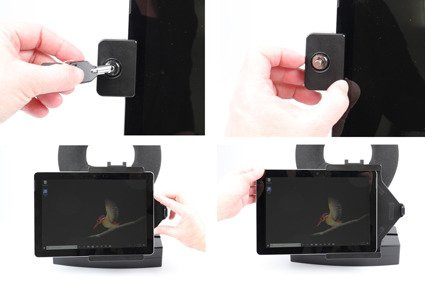 Uchwyt pasywny do Microsoft Surface GO z blokadą na kluczyk