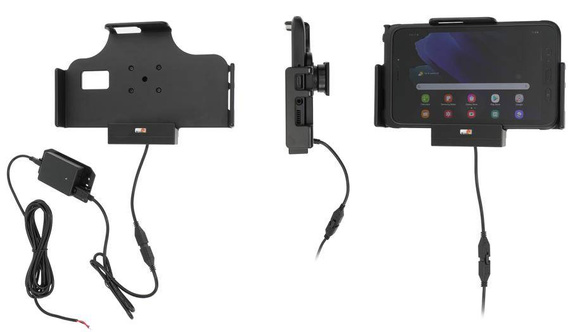 Uchwyt aktywny do instalacji na stałe do Samsung Galaxy Tab Active 3 SM-T570/SM-T575 w oryginalnym futerale