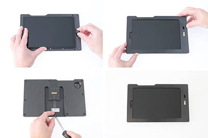 Brodit ochronna obudowa z adapterem Molex do profesjonalnego montażu do Lenovo Tab M8 HD TB-8505XC z systemem adaptacyjnym Active MultiMoveClip