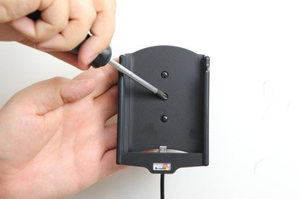 Uchwyt do Sony Xperia Z5 z wbudowaną ładowarką samochodową do profesjonalnego montażu