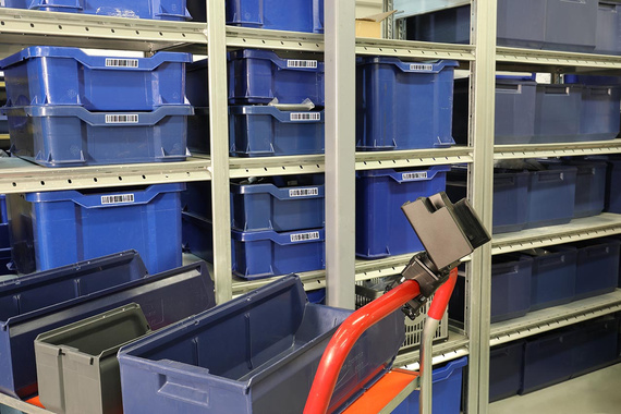 Uchwyt Brodit do CipherLab RS38 w gumowym etui z chwytem pistoletowym