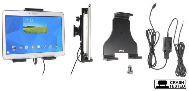 Uchwyt aktywny do tabletów Android w futerale o wymiarach: 180-230 mm (szer.), do 25 mm (grubość)