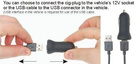 Uchwyt aktywny z kablem USB do Nokia Lumia 625