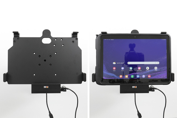 Aktywny uchwyt do Samsung Galaxy Tab Active 5 Pro z ładowaniem pogo i portem USB-Host