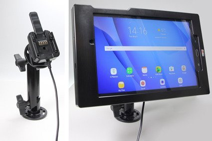 Brodit ochronna obudowa aktywna w wersji z kablem USB i ładowarką samochodową do Samsung Galaxy Tab A 8.4 (2020) z systemem adaptacyjnym Active MultiMoveClip