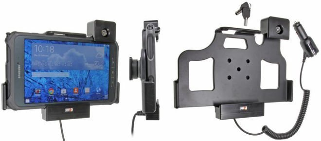 Uchwyt aktywny z blokadą na kluczyk do Samsung Galaxy Tab Active 8.0 SM-T365 w oryginalnym futerale